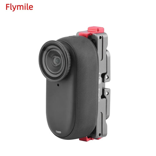 Flymile Magnetic Quick Release Adapter Mount Brackets For Insta360 Go 3S/3 Anti-fall Protect Brackets Action Camera Accessory